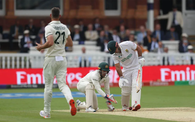 South Africa's Fragile Start Undermines Strong Bowling Effort in WTC Final WTC Final 2025 South Africa vs Australia WTC Final World Test Championship Final SA WTC Final first innings Kagiso Rabada five wickets WTC Final Lord's Cricket Ground WTC Final South Africa batting collapse WTC Australia vs South Africa Lord's 2025 Mitchell Starc WTC Final Pat Cummins WTC Final Steven Smith WTC Final Lord's Beau Webster debut WTC Final South Africa 43 for 4 WTC Final Day 1 Rabada first South African five-wicket haul WTC Final Australia 212 all out WTC Final Lord's South Africa trail by 169 runs WTC Final World Test Championship Final 2025 Day 2 report Temba Bavuma WTC Final David Bedingham WTC Final Marco Jansen bowling figures WTC Josh Hazlewood WTC Final bowling ICC World Test Championship 2025 Final WTC Final Lord's London 2025 Cricket at Lord's WTC Final South Africa cricket team Lord's Australia cricket Lord's WTC Final